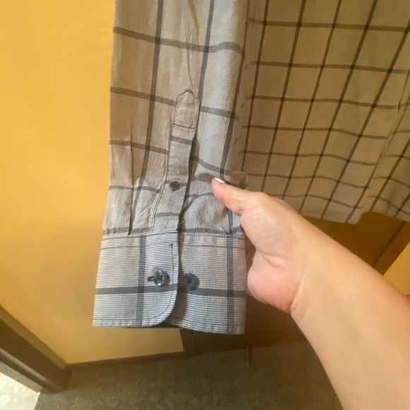 Old khaki button down mens shirt XL - Picture 6 of 6